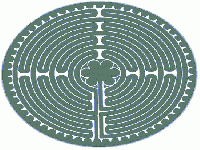 One road labyrinth (Human made) - similarity