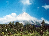 Merapi Mount smoke (Volcano) - similarity